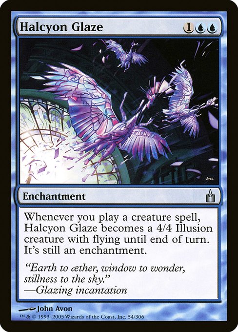 Halcyon Glaze (54) [Ravnica: City of Guilds]