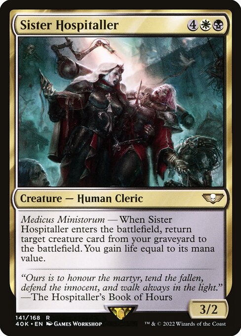 Sister Hospitaller (141) [Warhammer 40,000 Commander]