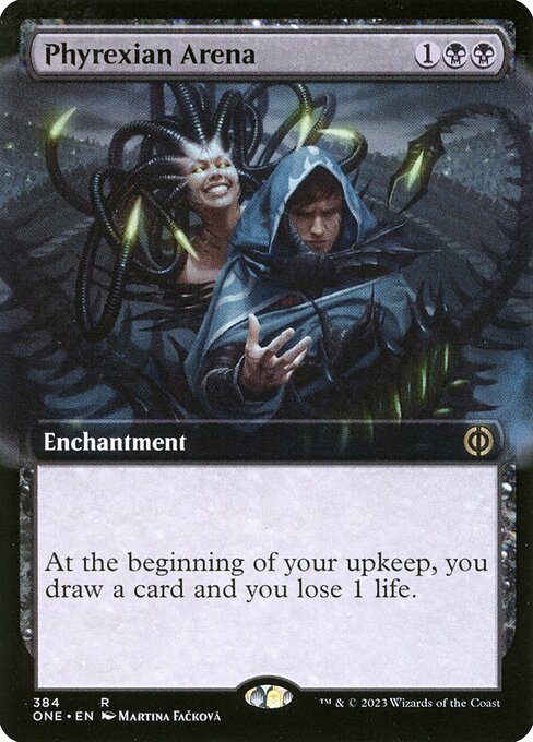 Phyrexian Arena (384) [Phyrexia: All Will Be One] [Extended Art]