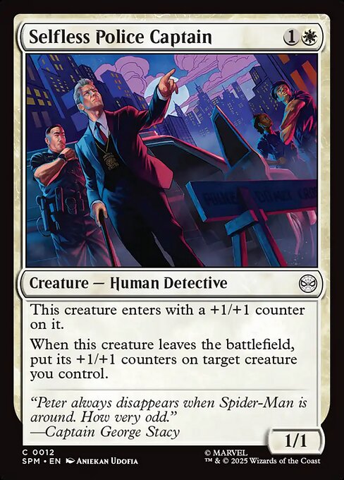 Selfless Police Captain (12) [Marvel's Spider-Man]