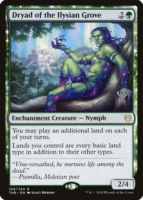 Dryad of the Ilysian Grove (169p) [Theros Beyond Death Promos]