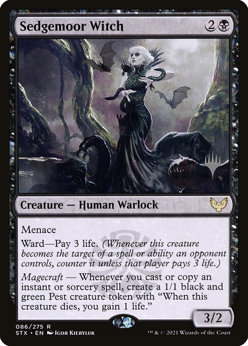 Sedgemoor Witch (86p) [Strixhaven: School of Mages Promos]
