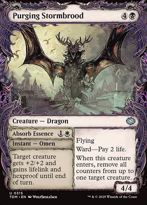 Purging Stormbrood // Absorb Essence (315) [Tarkir: Dragonstorm]