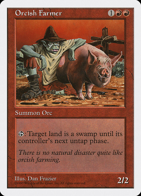 Orcish Farmer (256) [Fifth Edition]