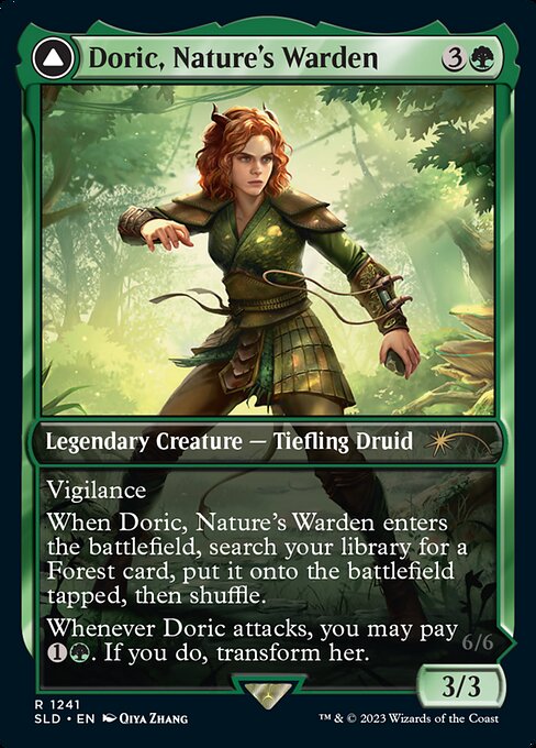 Casal, Lurkwood Pathfinder // Casal, Pathbreaker Owlbear (1241) [Secret Lair Drop]