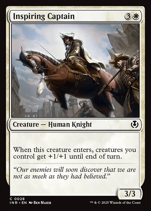Inspiring Captain (28) [Innistrad Remastered]