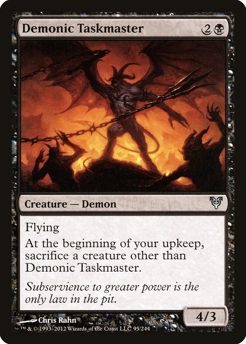 Demonic Taskmaster (95) [Avacyn Restored]