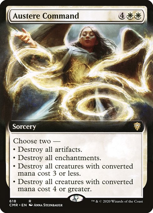 Austere Command (618) [Commander Legends] [Extended Art]