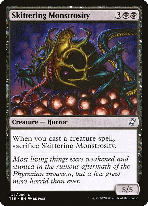 Skittering Monstrosity (137) [Time Spiral Remastered]