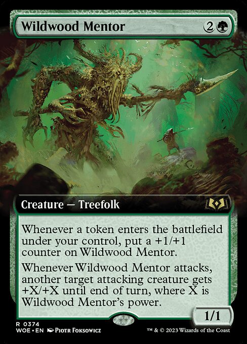 Wildwood Mentor (374) [Wilds of Eldraine] [Extended Art]