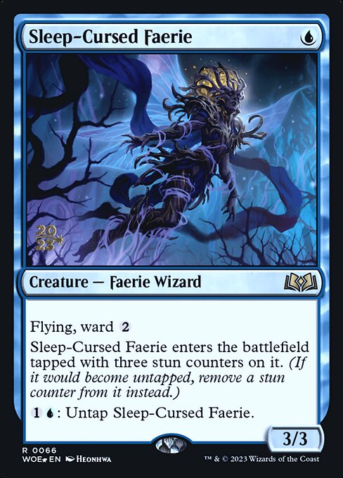 Sleep-Cursed Faerie (66s) [Wilds of Eldraine Promos]