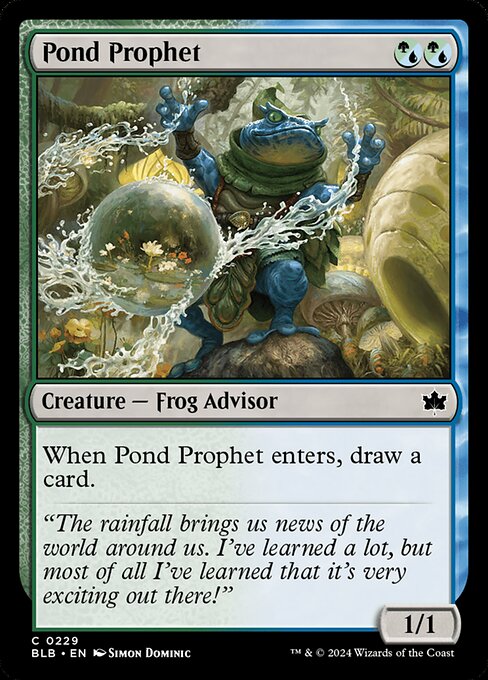 Pond Prophet (229) [Bloomburrow]
