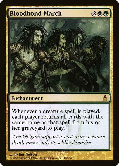 Bloodbond March (192) [Ravnica: City of Guilds]