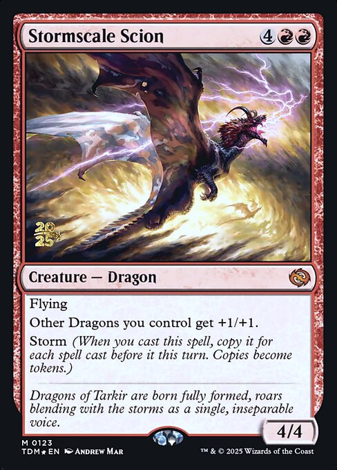 Stormscale Scion (123s) [Tarkir: Dragonstorm Promos]