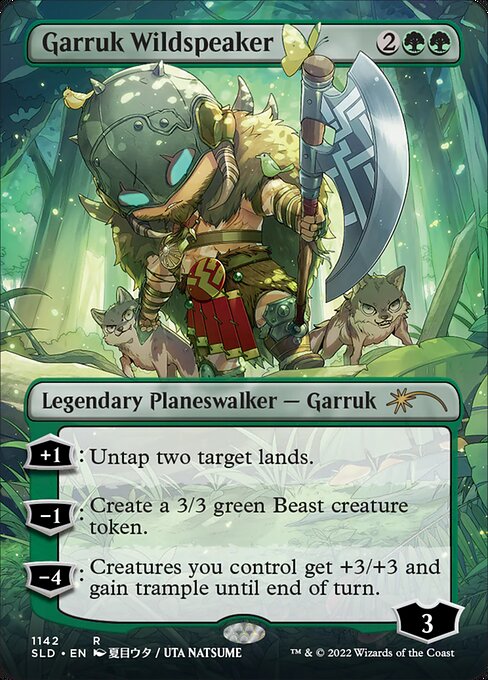 Garruk Wildspeaker (1142) [Secret Lair Drop] [Borderless]