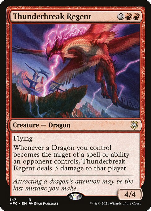 Thunderbreak Regent (147) [Forgotten Realms Commander]