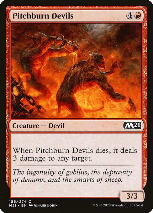 Pitchburn Devils (156) [Core Set 2021]
