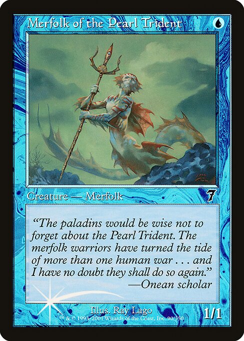 Merfolk of the Pearl Trident (90★) [Seventh Edition]