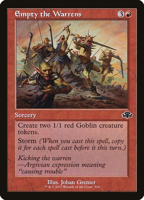 Empty the Warrens (318) [Dominaria Remastered]