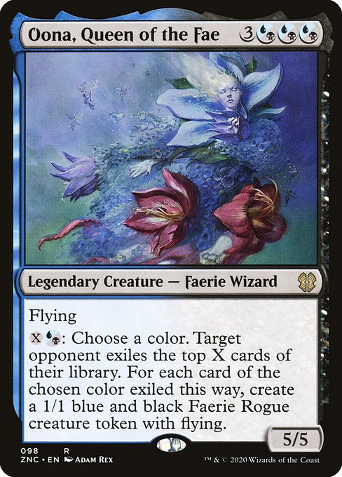 Oona, Queen of the Fae (98) [Zendikar Rising Commander]