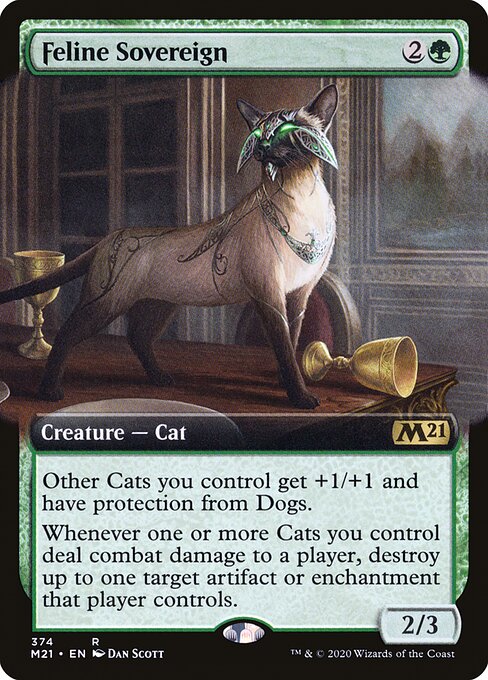 Feline Sovereign (374) [Core Set 2021] [Extended Art]