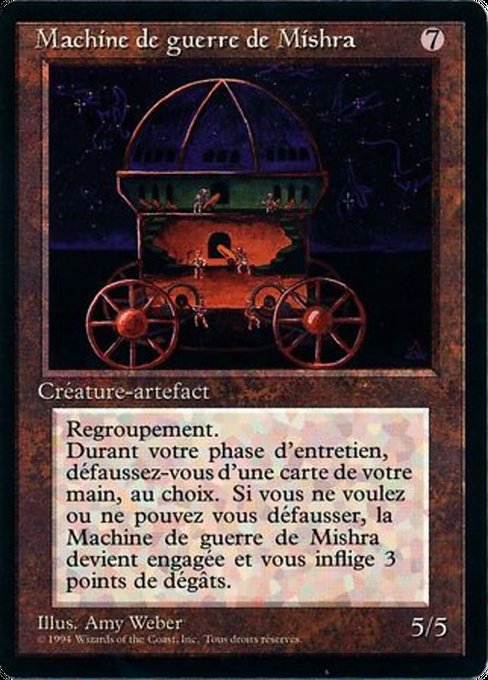 Mishra's War Machine (266) [Foreign Black Border]