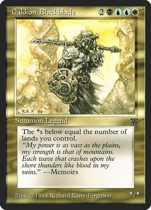Dakkon Blackblade (225) [Legends]