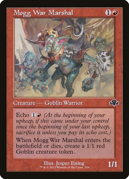 Mogg War Marshal (326) [Dominaria Remastered]