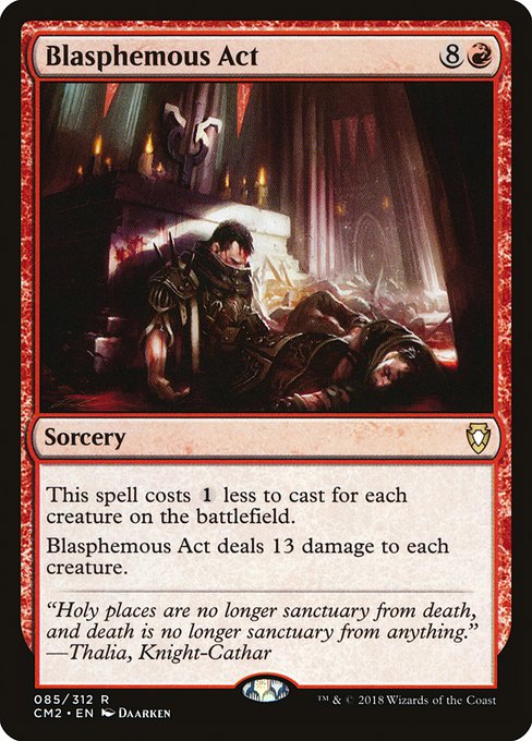 Blasphemous Act (85) [Commander Anthology Volume II]
