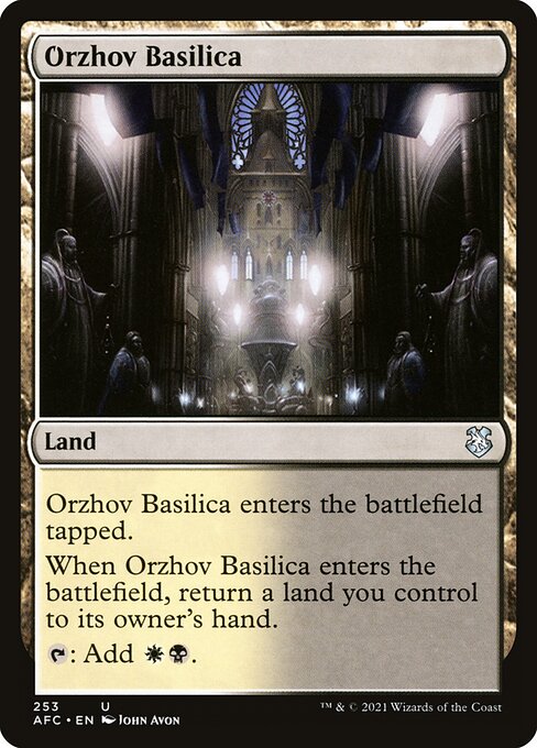 Orzhov Basilica (253) [Forgotten Realms Commander]