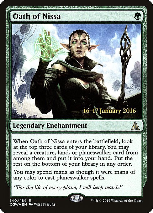 Oath of Nissa (140s) [Oath of the Gatewatch Promos]