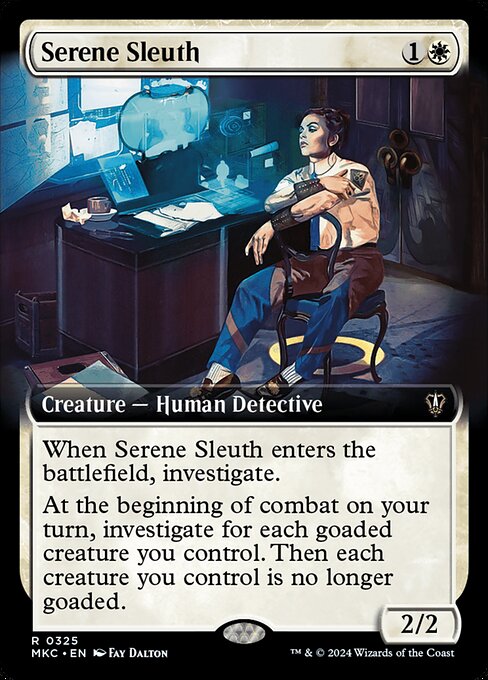 Serene Sleuth (325) [Murders at Karlov Manor Commander] [Extended Art]
