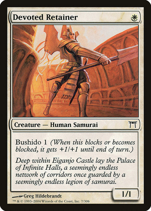 Devoted Retainer (7) [Champions of Kamigawa]