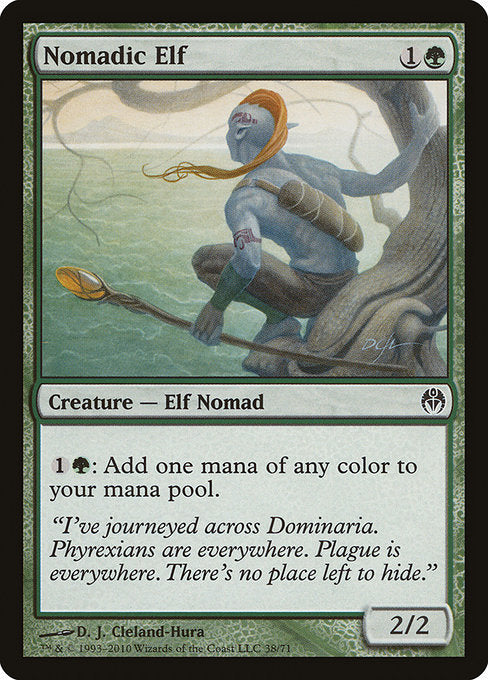 Nomadic Elf (38) [Duel Decks: Phyrexia vs. the Coalition]