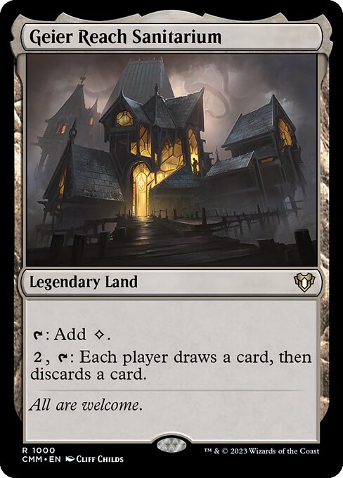 Geier Reach Sanitarium (1000) [Commander Masters]