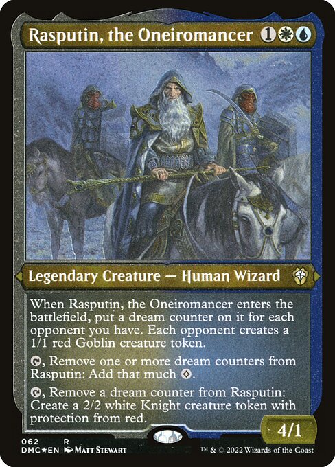 Rasputin, the Oneiromancer (62) [Dominaria United Commander]