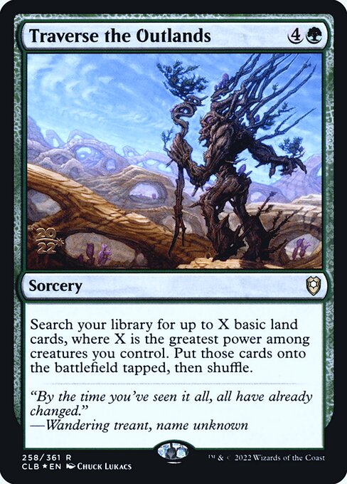 Traverse the Outlands (258s) [Battle for Baldur's Gate Promos]
