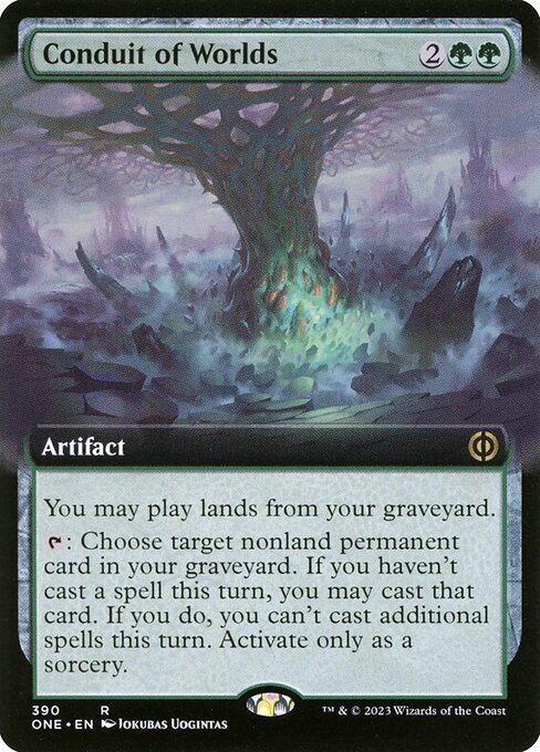 Conduit of Worlds (390) [Phyrexia: All Will Be One] [Extended Art]
