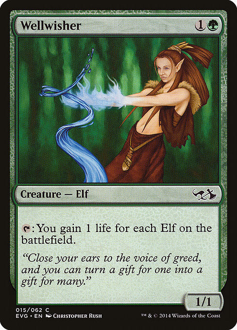 Wellwisher (15) [Duel Decks Anthology: Elves vs. Goblins]