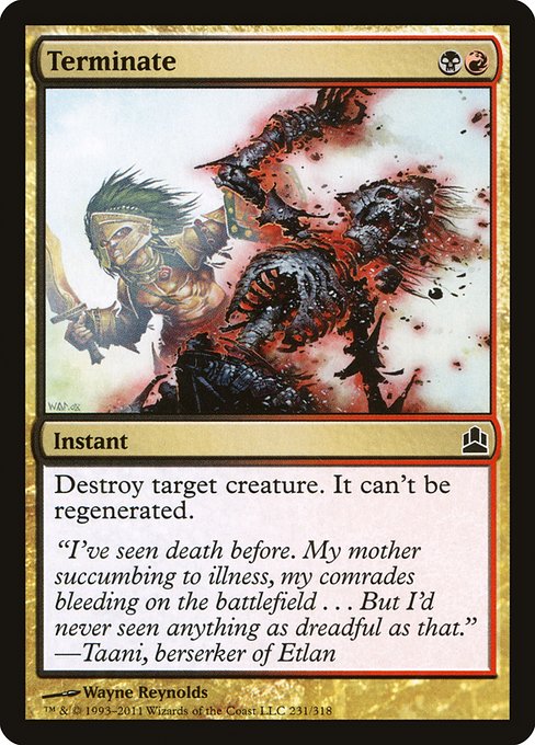 Terminate (231) [Commander 2011]