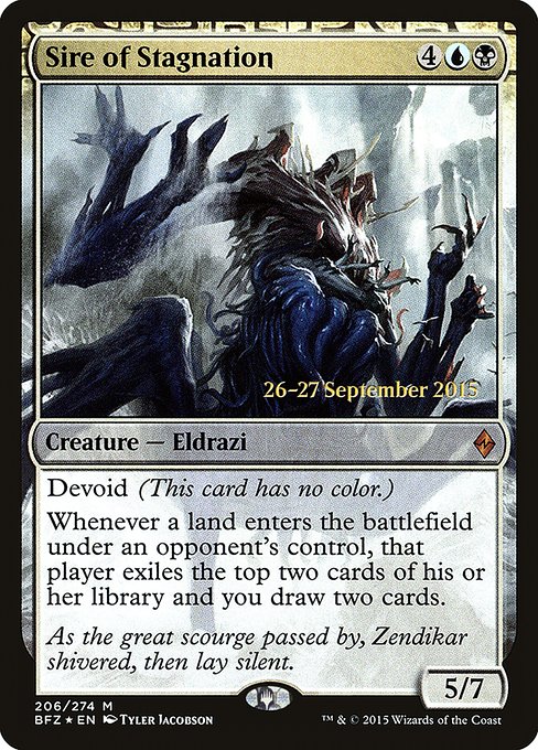 Sire of Stagnation (206s) [Battle for Zendikar Promos]