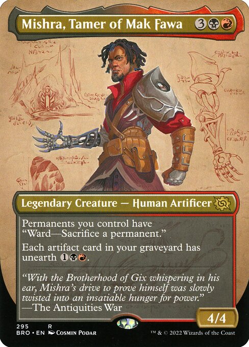 Mishra, Tamer of Mak Fawa (295) [The Brothers' War] [Borderless]