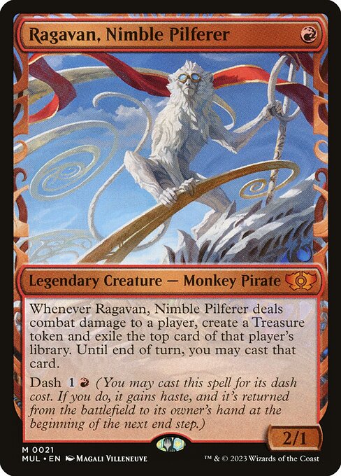 Ragavan, Nimble Pilferer (21) [Multiverse Legends] [Showcase]