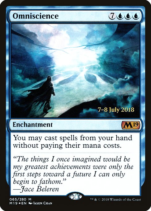 Omniscience (65s) [Core Set 2019 Promos]