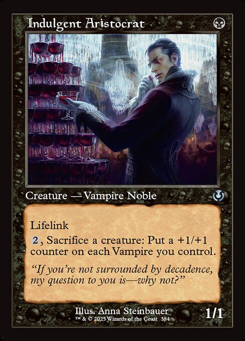 Indulgent Aristocrat (384) [Innistrad Remastered]