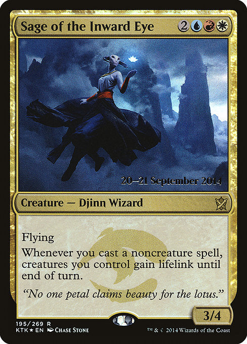 Sage of the Inward Eye (195s) [Khans of Tarkir Promos]