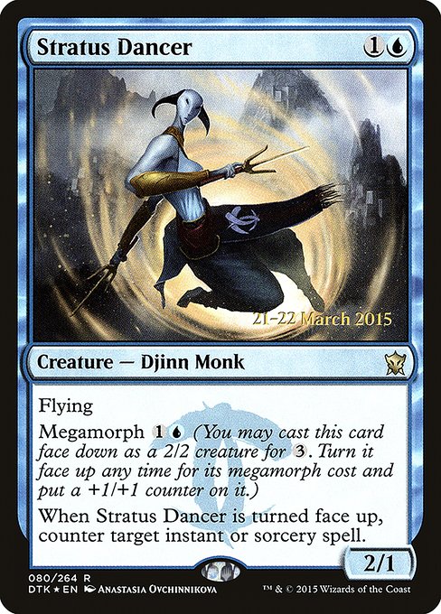 Stratus Dancer (80s) [Dragons of Tarkir Promos]
