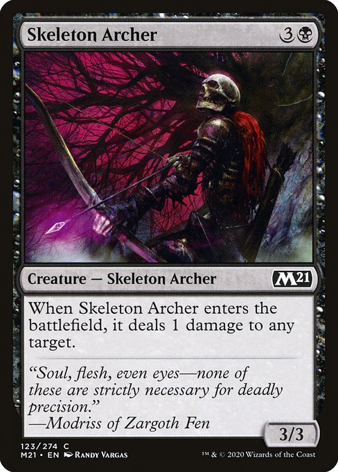 Skeleton Archer (123) [Core Set 2021]