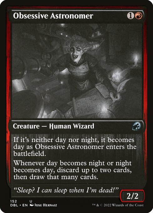 Obsessive Astronomer (152) [Innistrad: Double Feature]