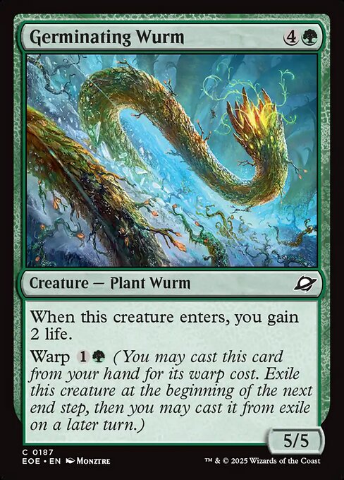 Germinating Wurm (187) [Edge of Eternities]